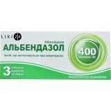 Альбендазол табл. жув. 400 мг блістер №3