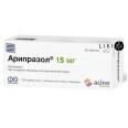Арипразол табл. 15 мг блистер №30