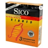 Презервативи Sico Ribbed 3 шт