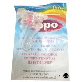 Соска силіконова Topo buono на пляшку ортодонтальна ST2 1 шт