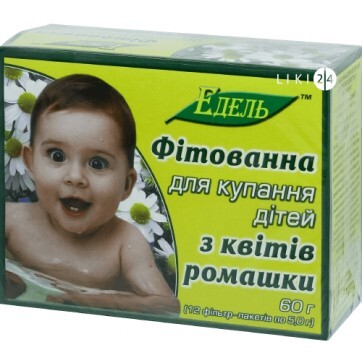 Фитованны для купания детей фильтр-пакет 5 г, ромашка №12: цены и характеристики