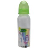 Пляшка пластмасова Topo Buono з силіконовою соскою 250 мл T001