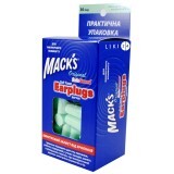 Беруші Mack's Soft Foam Earplugs Original SafeSound з пінопропілену 30 пар