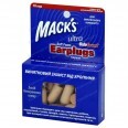 Беруши Mack's Soft Foam Earplugs Ultra SafeSound из пенопропилена 10 пар