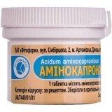 Амінокапронова кислота табл. 500 мг блістер №20