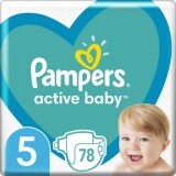 Підгузники дитячі Pampers Active Baby Junior №78