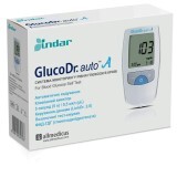 Система для визначення рівня глюкози в крові glucodr auto agm 4000 прилад, 25 тест смужок, авторучка д/проколу, 10 ланц.