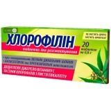 Таблетки для розсмоктування хлорофілін табл. д/розсмоктування №20