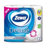 Туалетний папір Zewa Deluxe білий №4