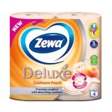 Туалетний папір Zewa Deluxe персик №4