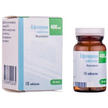 Эфлоран табл. 400 мг фл. №10: цены и характеристики