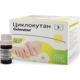 Циклокутан 80 мг/г лак для ногтей лечебный флакон, 3 г