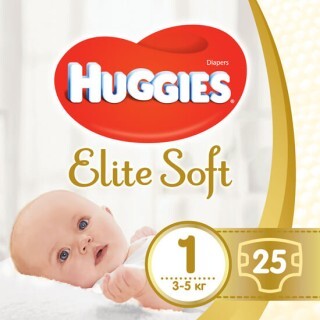 Подгузники Huggies Elite Soft 1 3-5 кг 25 шт