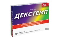 Декстемп табл. п/плен. оболочкой 400 мг блистер №10