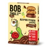 Конфеты натуральные Bob Snail Улитка Боб яблоко-груша в бельгийском молочном шоколаде, 60 г