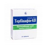Тербінафін-КВ табл. 250 мг блістер №14