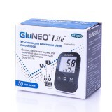 Глюкометр GluNeo Lite + тест-полоски №50