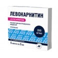 Левокарнітин р-н д/ін. 200 мг/мл амп. 5 мл
