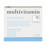 Витамины и минералы для женщин New Nordic Multivitamin active woman таблетки, №90