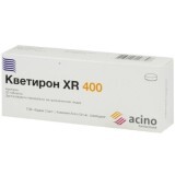 Кветирон xr 400 табл. пролонг. дії 400 мг блістер №30