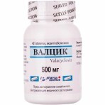 Валцик табл. п/о 500 мг фл. №42: цены и характеристики