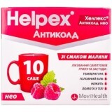 Хелпекс Антиколд чай пор. д/оральн. р-ра саше 4 г, с малиновым вкусом №10