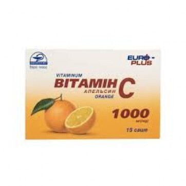 Витамин С 1000 мг саше, №15: цены и характеристики