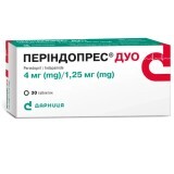Периндопрес Дуо табл. 4 мг/1,25 мг блистер №30