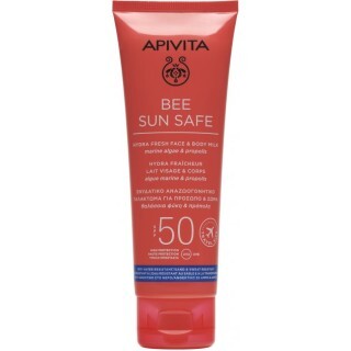 Солнцезащитное молочко для лица и тела Apivita Bee Sun Safe SPF50 100 мл