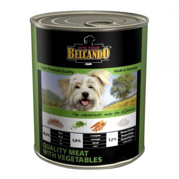 Консервы для собак Belcando Quality Meat With Vegetables Мясо с овощами 400 г: цены и характеристики