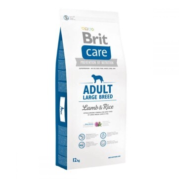 Корм для взрослых собак Brit Care Adult Large Breed Lamb & Rice для крупных пород с ягненком и рисом 3 кг: цены и характеристики