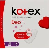 Прокладки ежедневные Kotex Super Deo №52