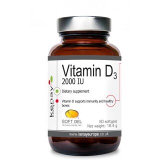 Витамин D3 из ланолина Кенай капсулы 2000 МЕ №60 у флак
