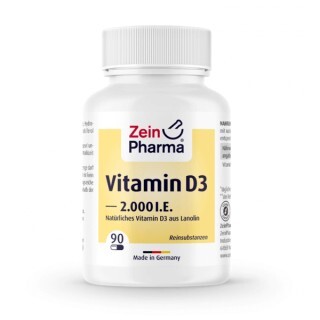 Витамин D3 из ланолина ZeinPharma капсулы 2000 МЕ №90