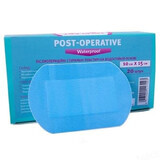 Пластырь медицинский Milplast Post-operative Waterproof послеоперационный на водостойкой основе, 10 см х 15 см 20 шт