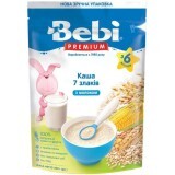 Дитяча каша Bebi Premium 7 злаків молочна з 6 місяців, 200 г