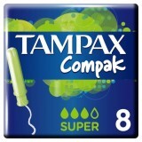 Тампони Tampax Compak Super Single c аплікатором 8 шт 