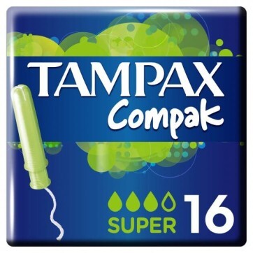 Тампоны Tampax Compak Super с аппликатором 16 шт : цены и характеристики