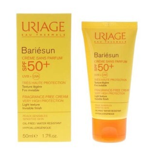 Солнезащитный крем для лица Uriage Bariesun Creme SPF 50+ Водостойкий для чувствительной кожи 50 мл