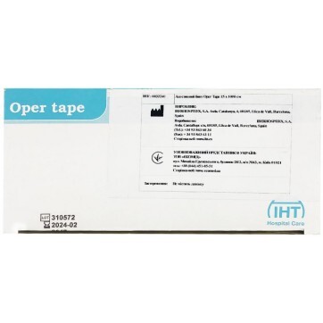 Бинт адгезивний Oper Tape, самоклеючийся, 15 см x 10 м : ціни та характеристики