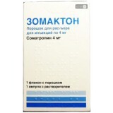 Зомактон пор. д/п ин. р-ра 4 мг фл., + раств. амп. 3,5 мл