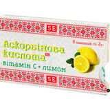 Витамин-ка с аскорбиновой кислотой, лимон табл. 3 г №6