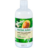 Крем-гель для душу Fresh Juice Avocado & Rice Milk, 500 мл