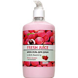 Крем-гель для душа Fresh Juice Litchi & Raspberry, 750 мл
