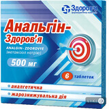 Анальгин-здоровье табл. 500 мг блистер №6