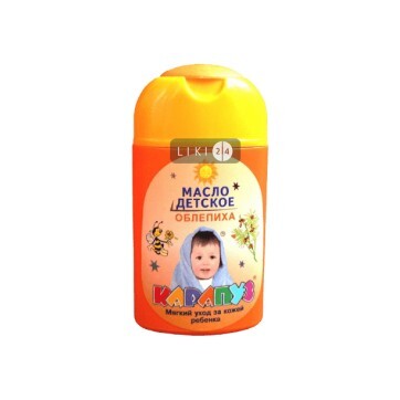 Натуральное детское масло Карапуз Облепиха 100 мл: цены и характеристики