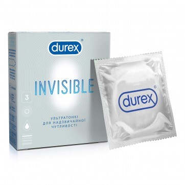 Презервативи Durex Invisible 3 шт: ціни та характеристики