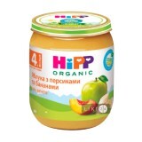 Органическое пюре HiPP Яблоки с персиками и бананами с 4 месяцев 125 г