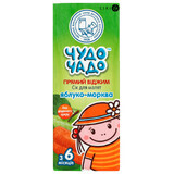 Сок Чудо-Чадо яблочно-морковный 200 мл, для детей от 6 месяцев
