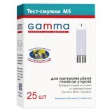 Тест-полоски для глюкометра Gamma MS №25